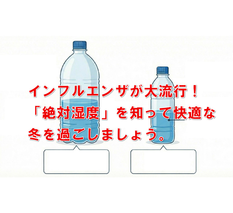 インフルエンザが大流行してます！「絶対湿度」を知って快適な冬...の画像
