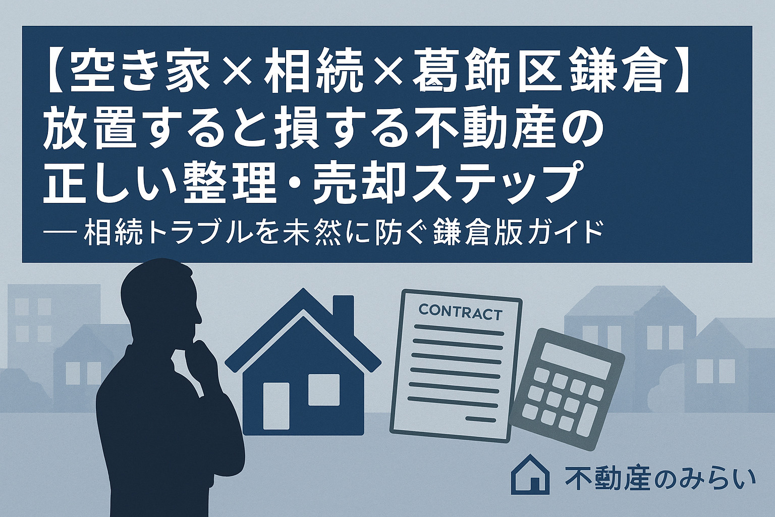 これは知らないと！空き家 × 相続 × 葛飾区鎌倉】放置する...の画像