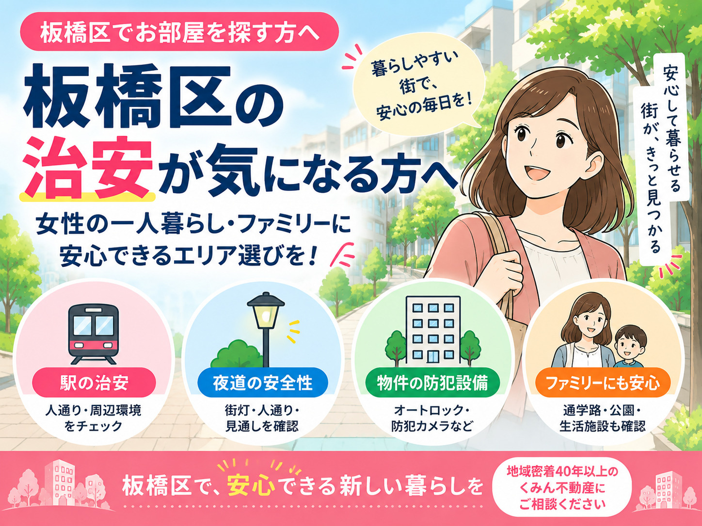 板橋区で治安が良い駅TOP5｜女性の一人暮らし・ファミリー向...の画像
