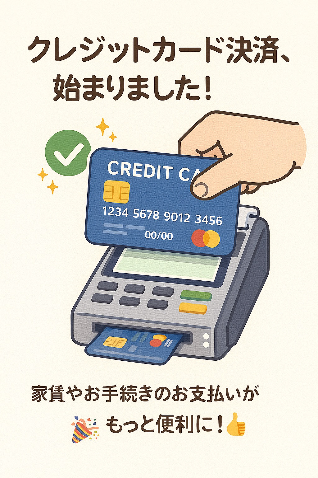 クレジット決済、始めました✨の画像