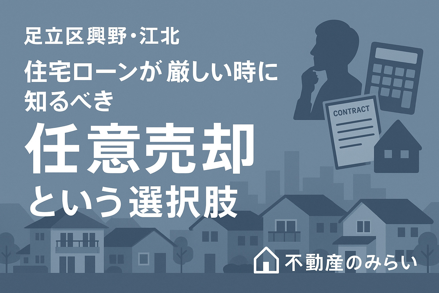 【足立区 興野・江北】住宅ローンの支払いがきつい…「任意売却...の画像
