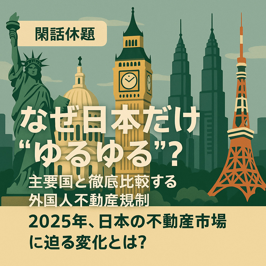 【閑話休題】なぜ日本だけ“ゆるゆる”？主要国と徹底比較する外...の画像