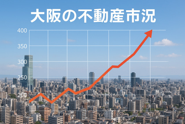 大阪府の不動産市況は現在どうなっている？これからの動きと売却...の画像