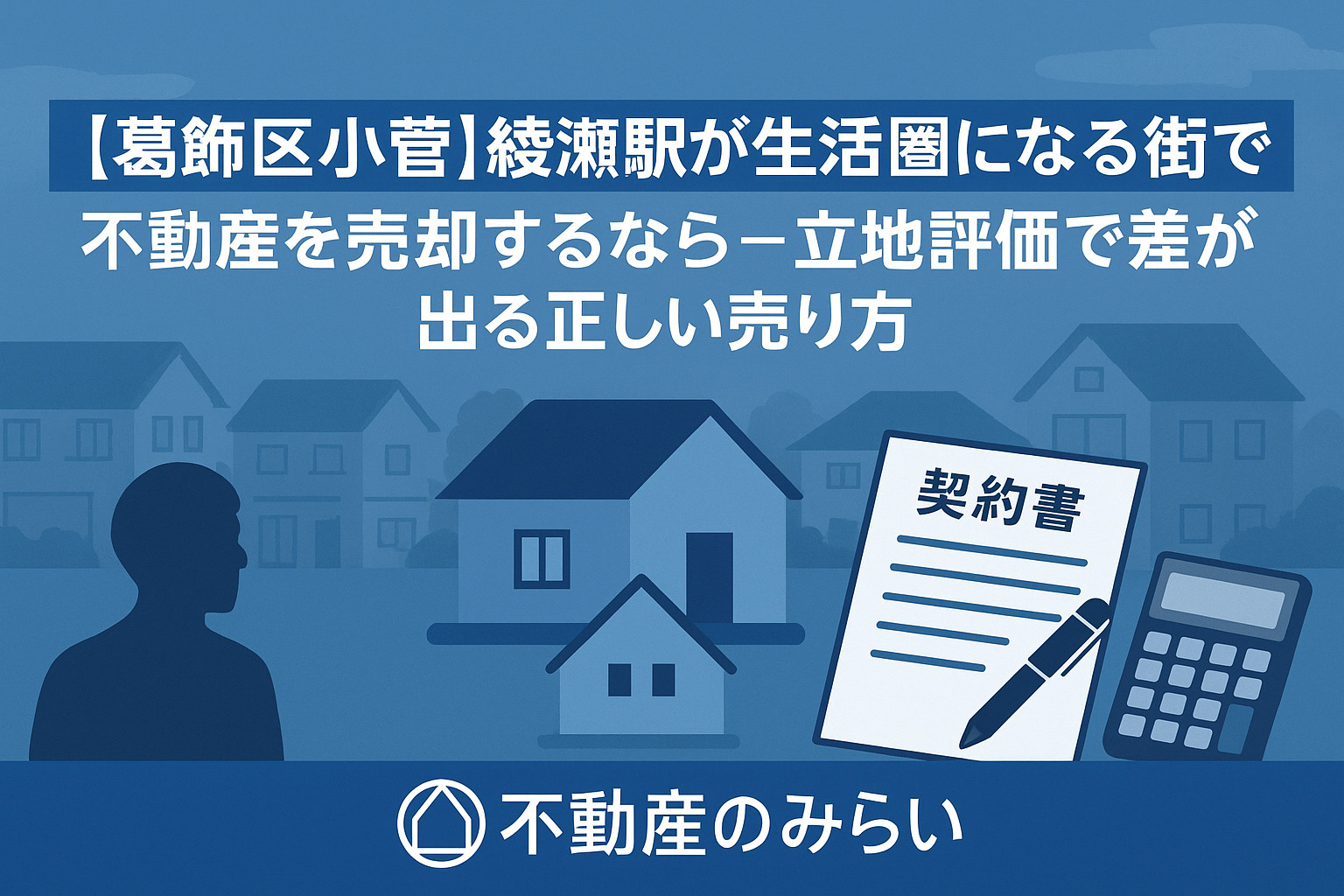 【葛飾区小菅】綾瀬駅が生活圏になる街で不動産を売却するなら─...の画像