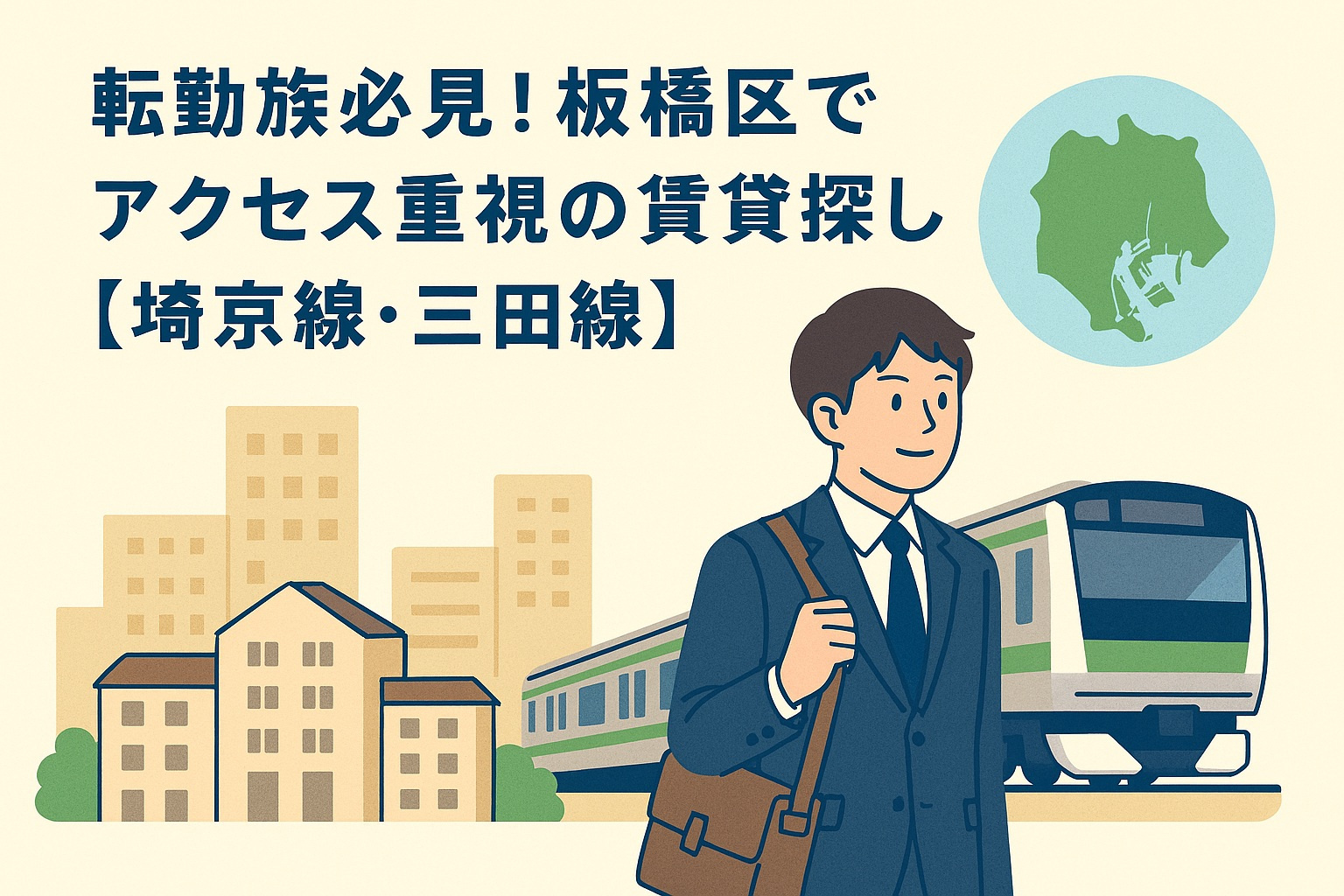 転勤族必見！板橋区でアクセス重視の賃貸探し【埼京線・三田線】...の画像