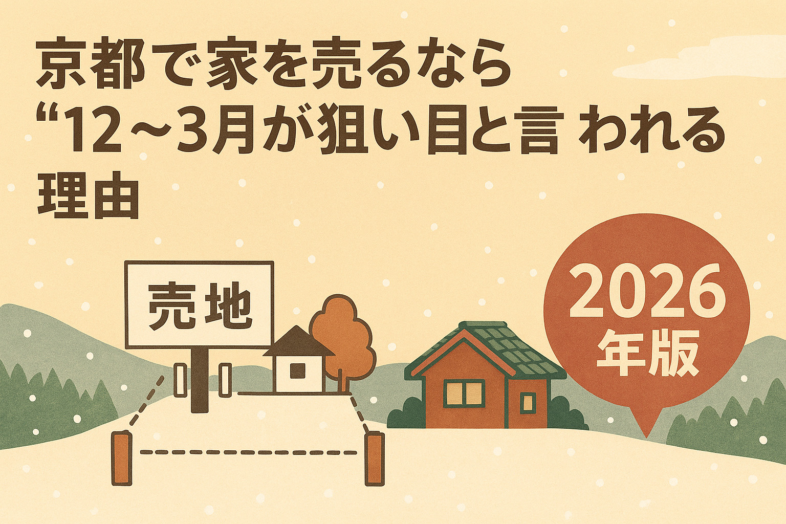 京都で家を売るなら“12〜3月が狙い目”と言われる理由｜20...の画像