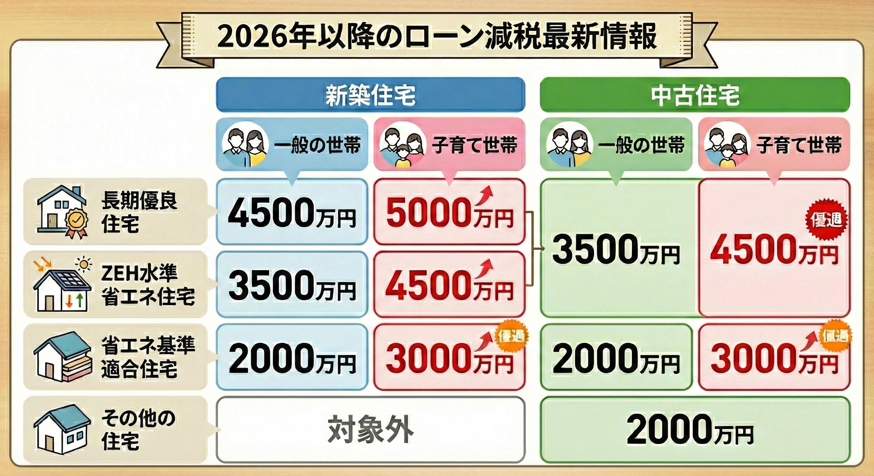 2026年（令和８年）以降の住宅ローン減税の最新情報の画像