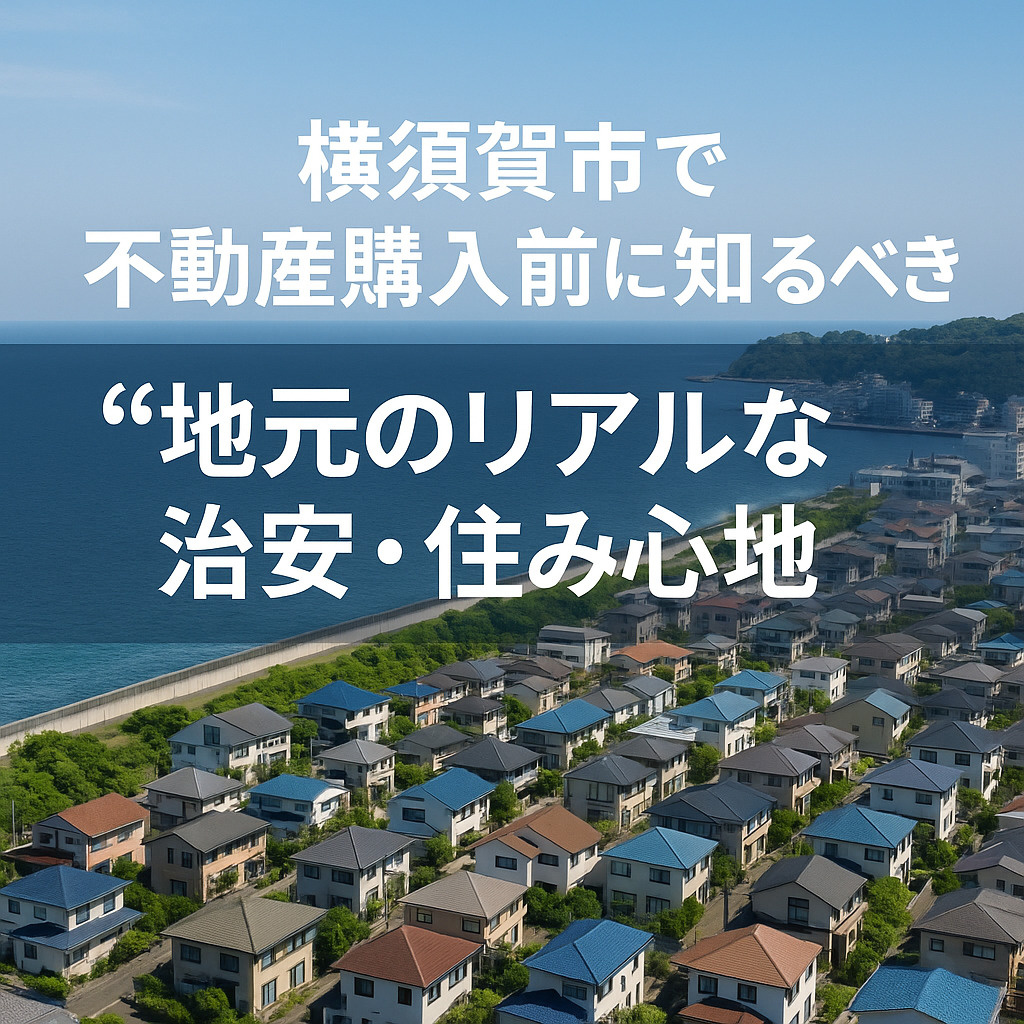 【横須賀市で不動産購入前に知るべき“地元のリアルな治安・住み...の画像