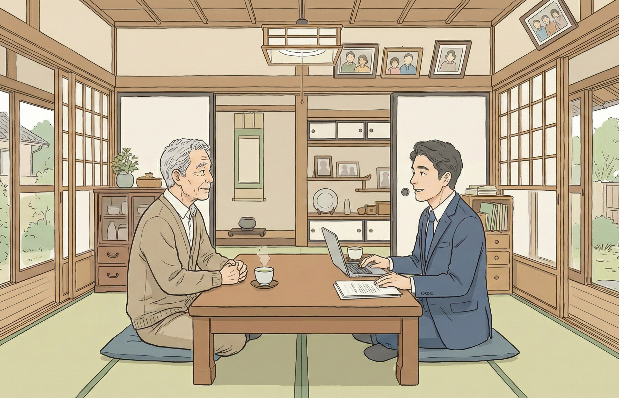 大手でも一括査定でもなく、地元の当社を選んでいただいた責任と...の画像