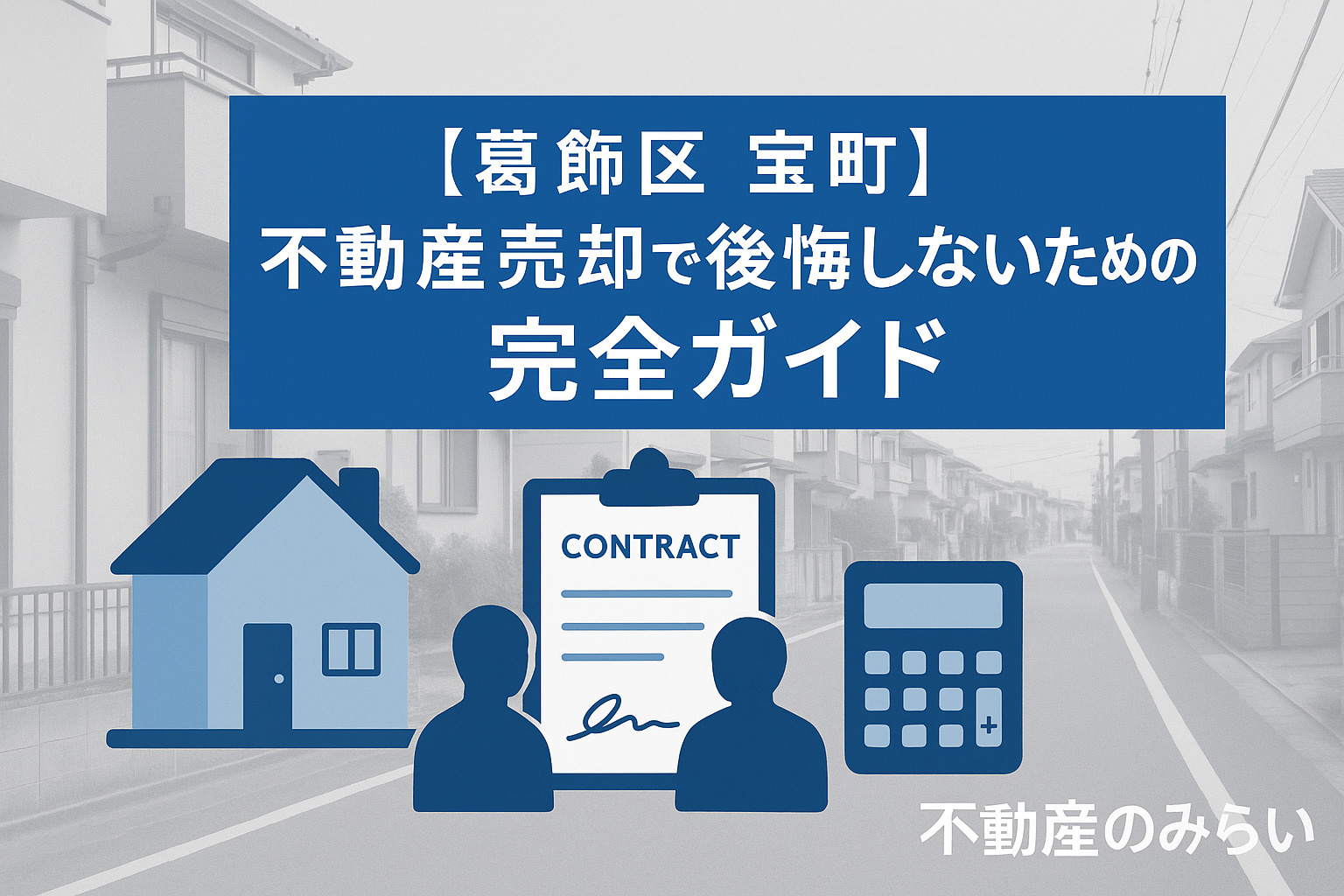 【葛飾区 宝町】不動産売却で後悔しないための完全ガイド  ─...の画像
