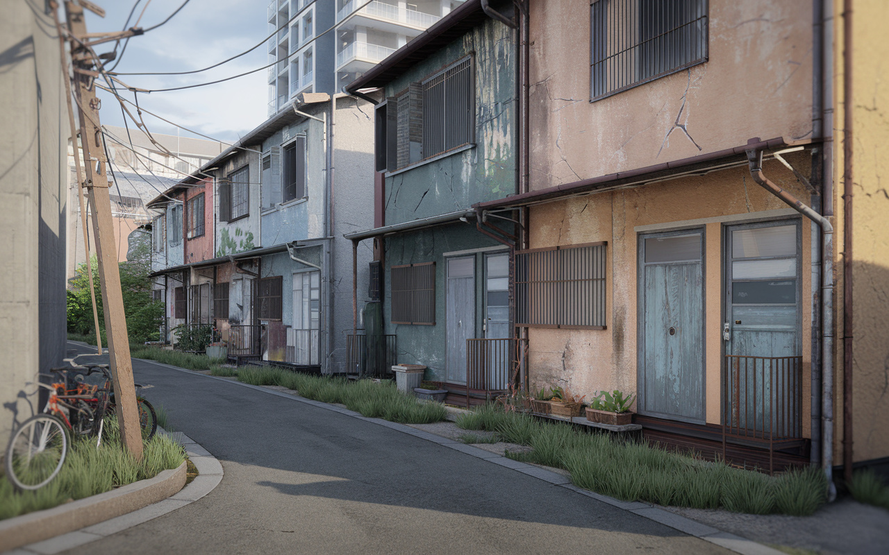 住之江区で連棟住宅がボロボロでも売りたい方へ！再建築不可物件...の画像