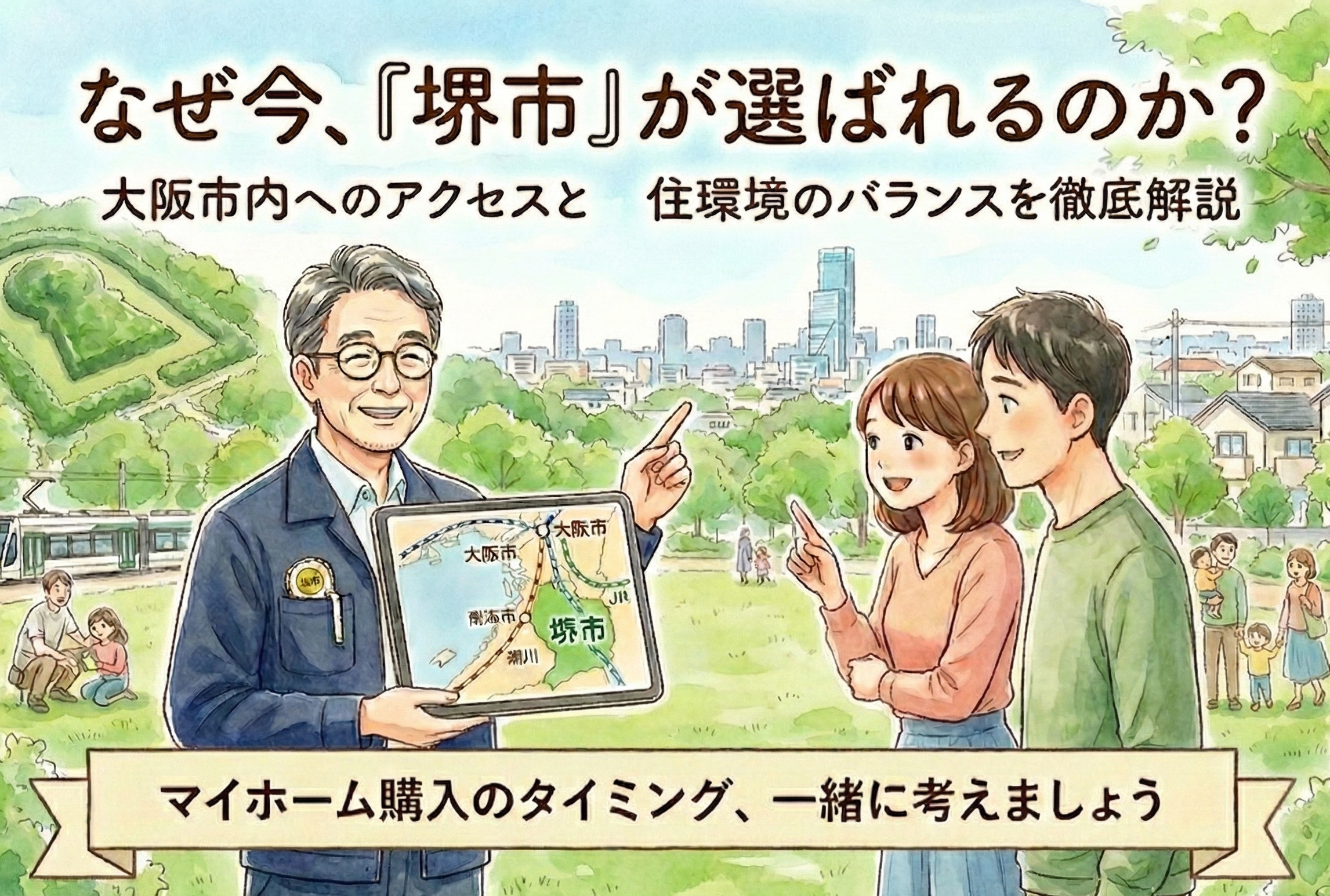 なぜ今、「堺市」が選ばれるのか？大阪市内へのアクセスと住環境...の画像