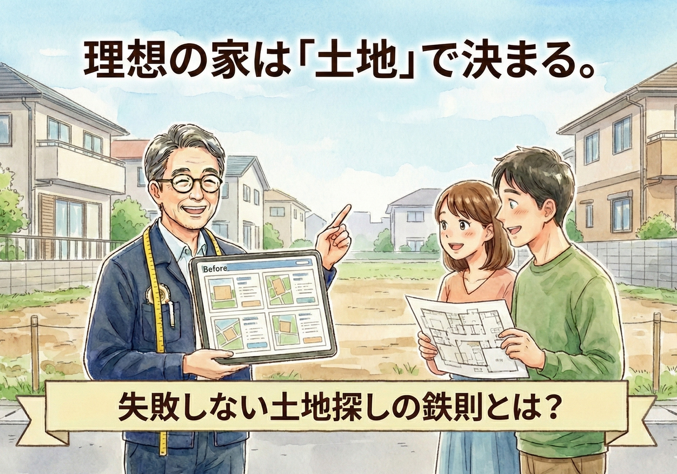 理想の家づくりは「土地」で決まります。建築家が教える、失敗し...の画像