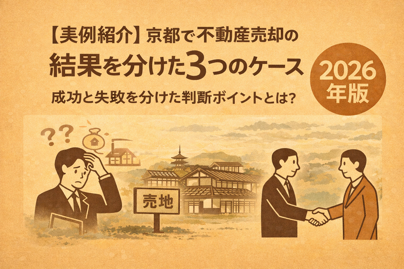 【実例紹介】京都で不動産売却の結果を分けた3つのケース ― ...の画像