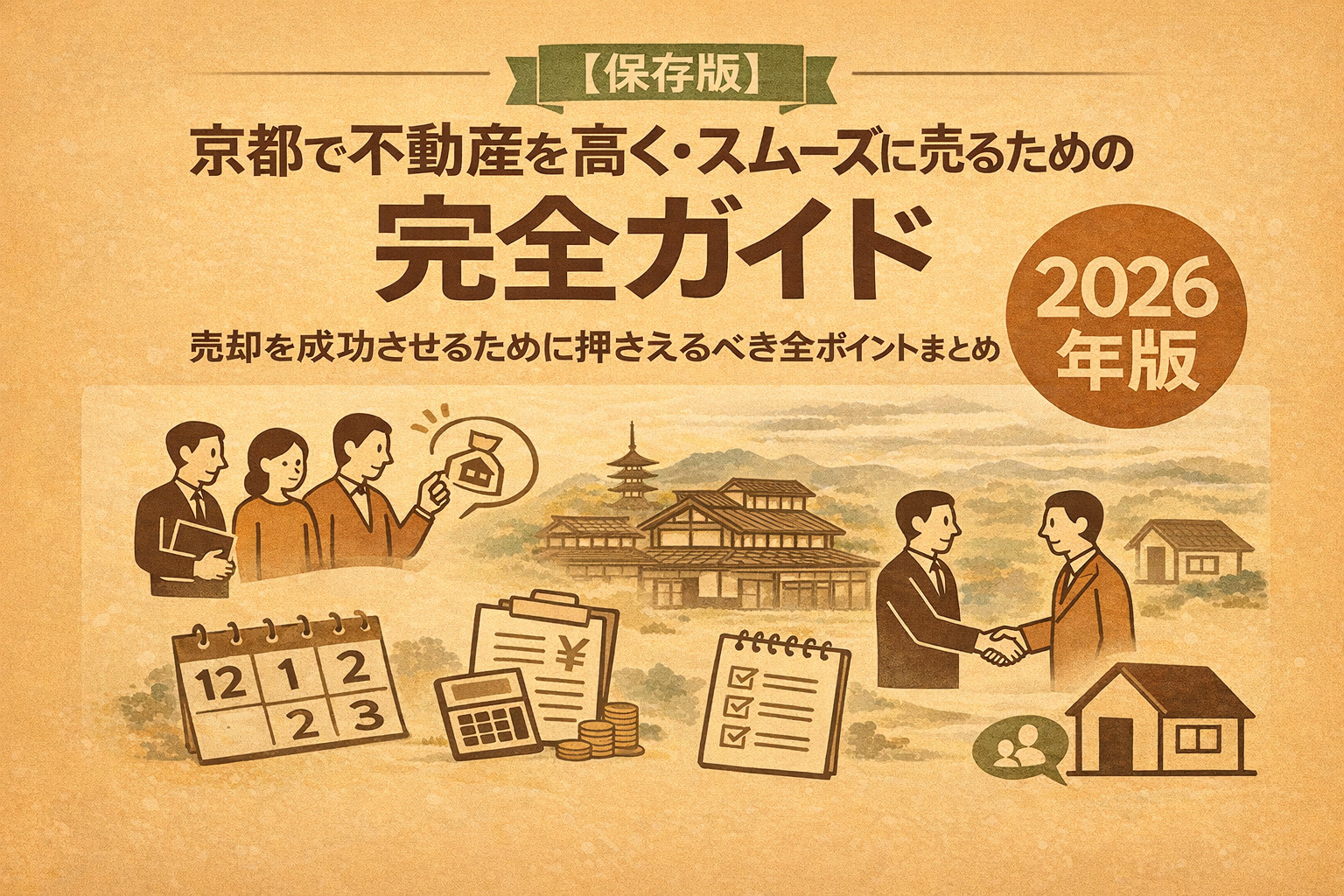 【保存版】京都で不動産を高く・スムーズに売るための完全ガイド...の画像