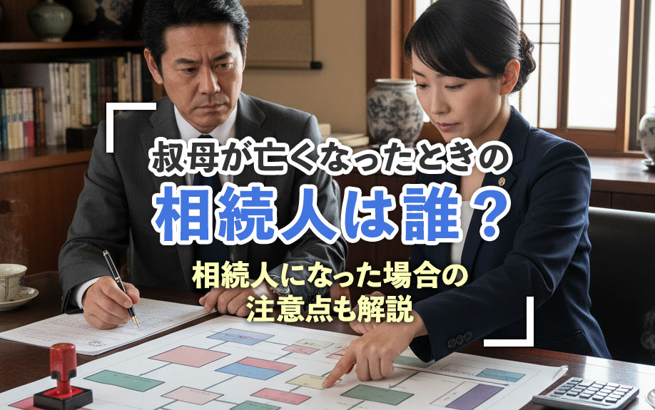 叔母が亡くなったときの相続人は誰？相続人になった場合の注意点...の画像