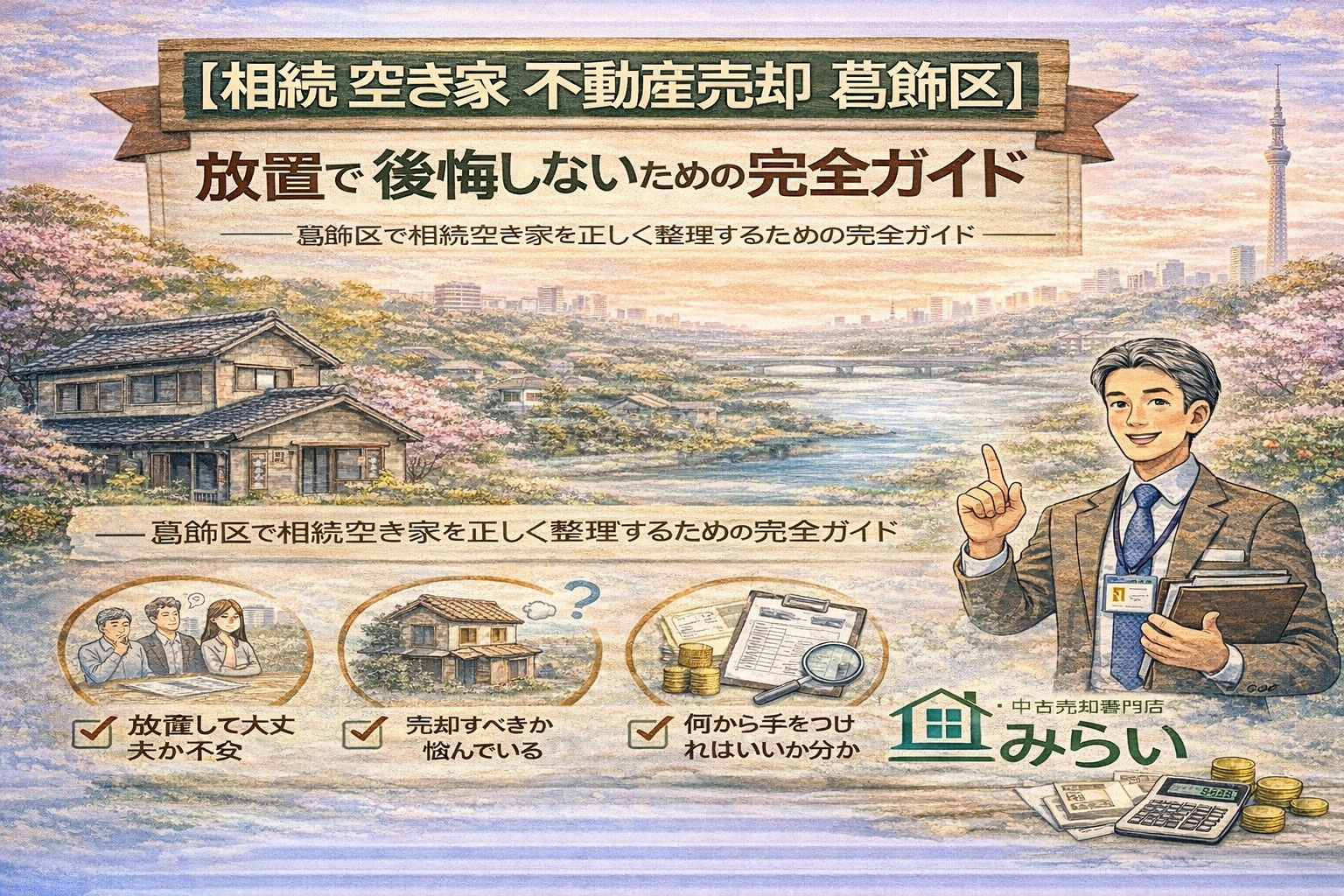 【相続 空き家 不動産売却 葛飾区】  放置で後悔しないため...の画像