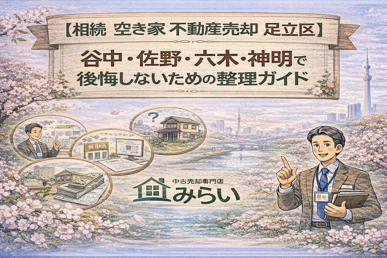 【相続 空き家 不動産売却 足立区】  谷中・佐野・六木・神...の画像