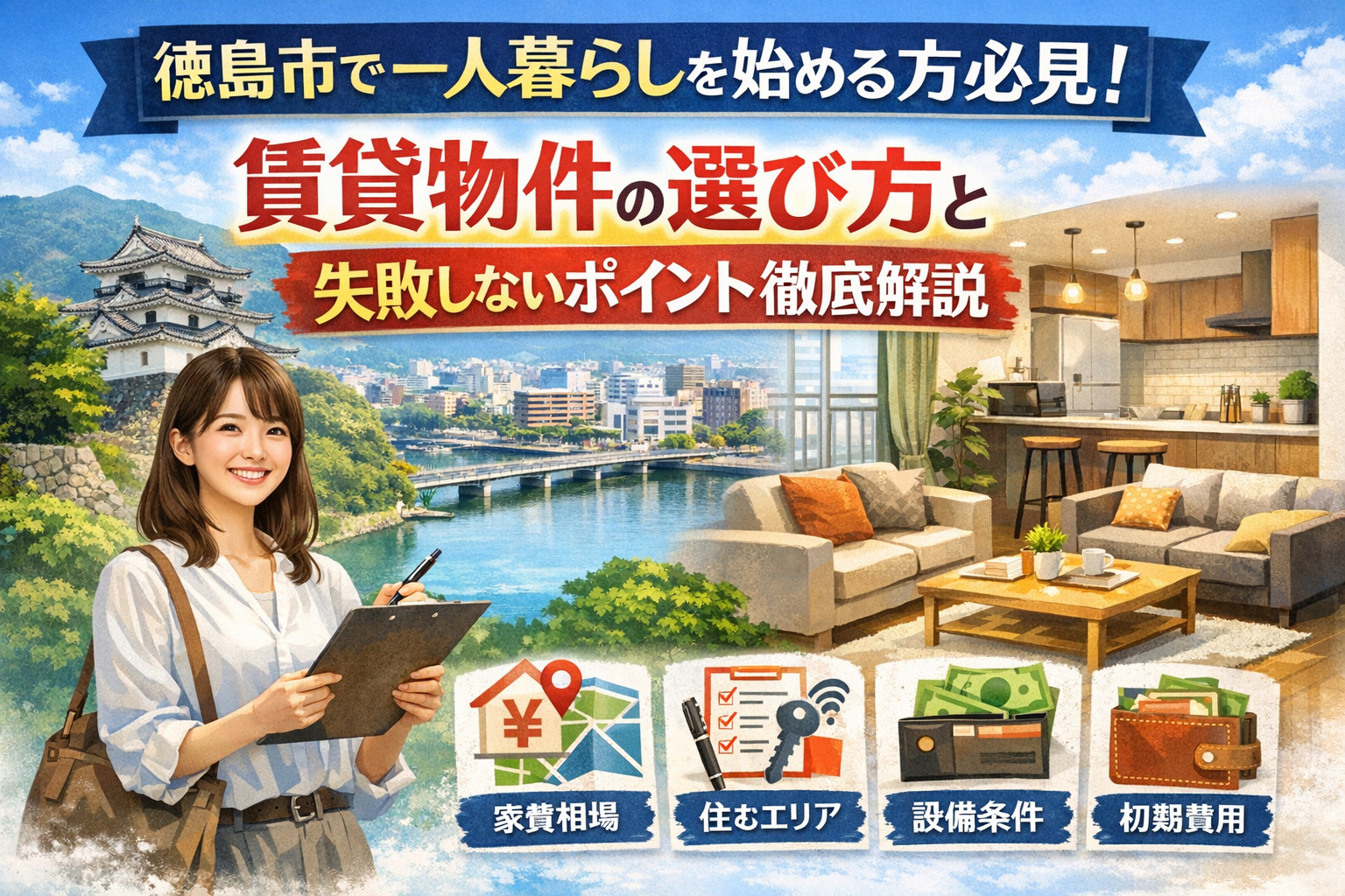 新入生　就職　転勤時の物件選びの画像