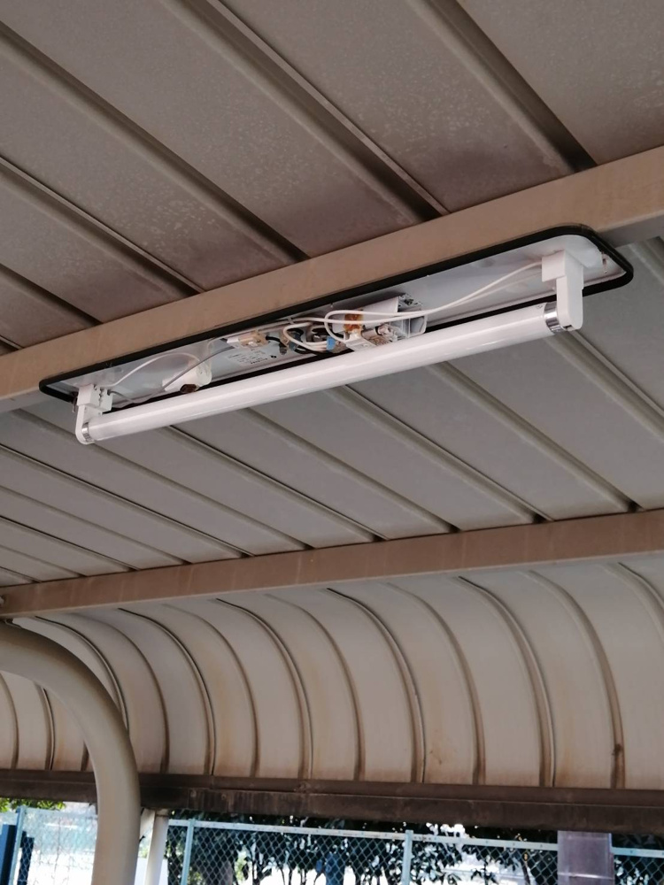 「共用部の電気が消えている」の画像