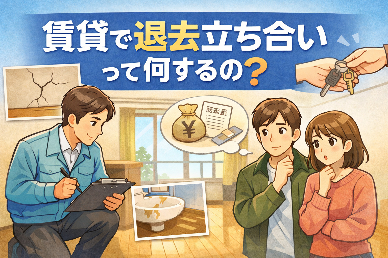 賃貸で退去立ち合いって何するの?の画像