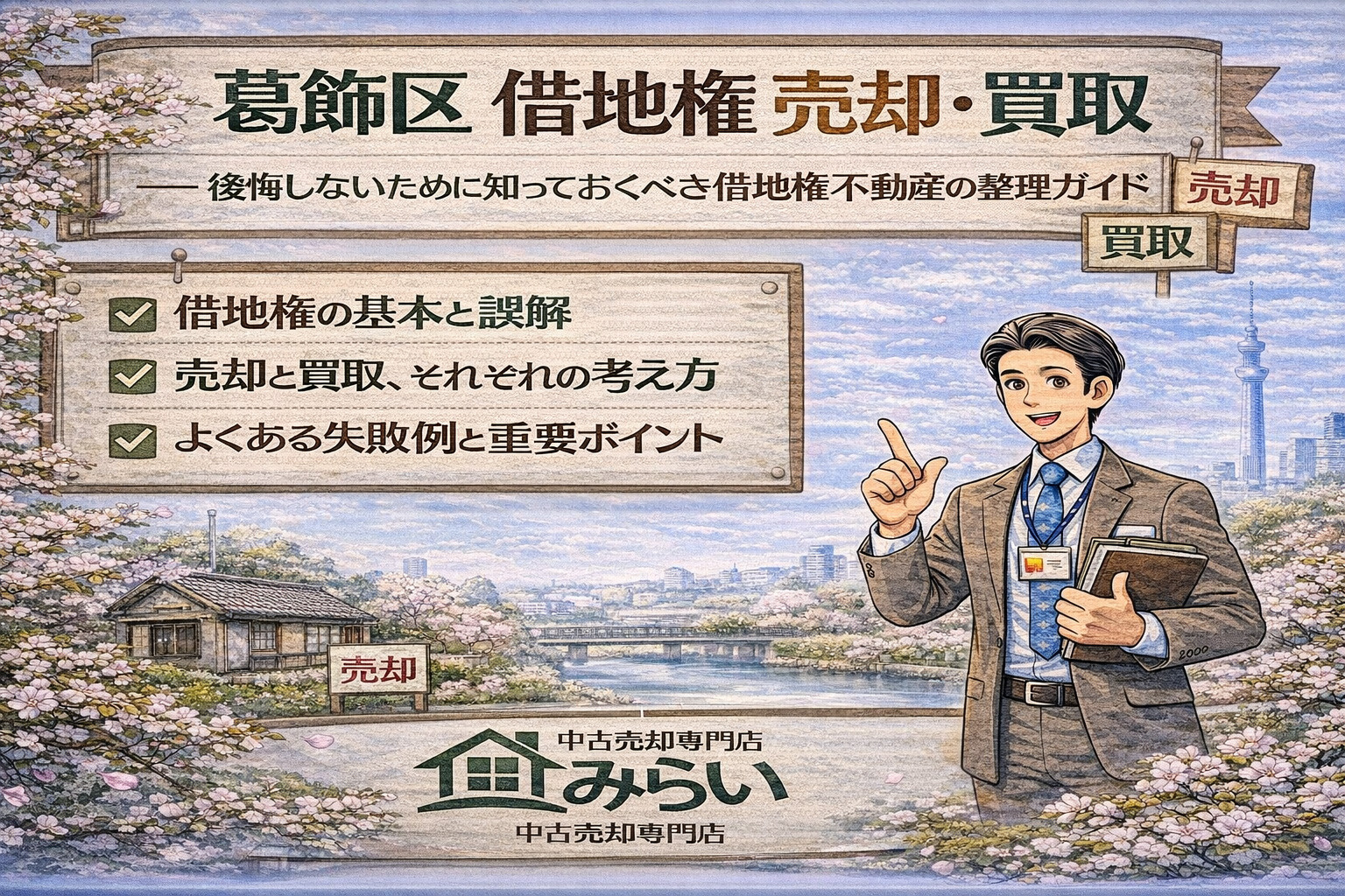 【葛飾区 借地権 売却・買取】  後悔しないために知っておく...の画像