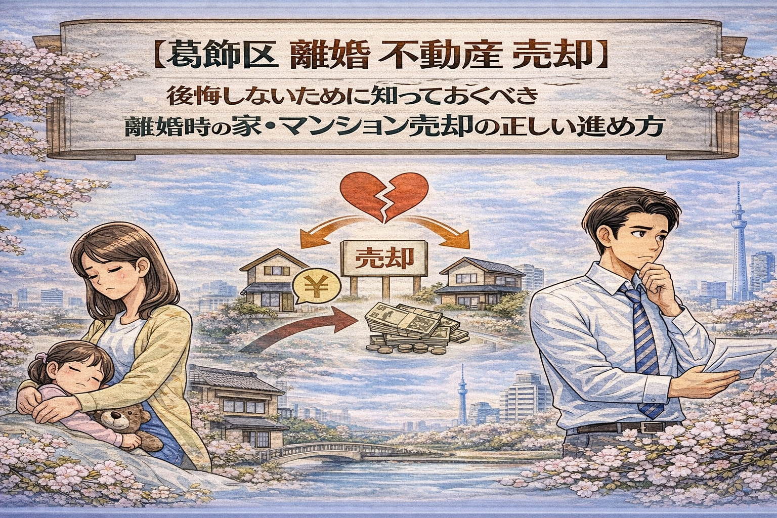 【葛飾区 離婚 不動産 売却】  後悔しないために知っておく...の画像