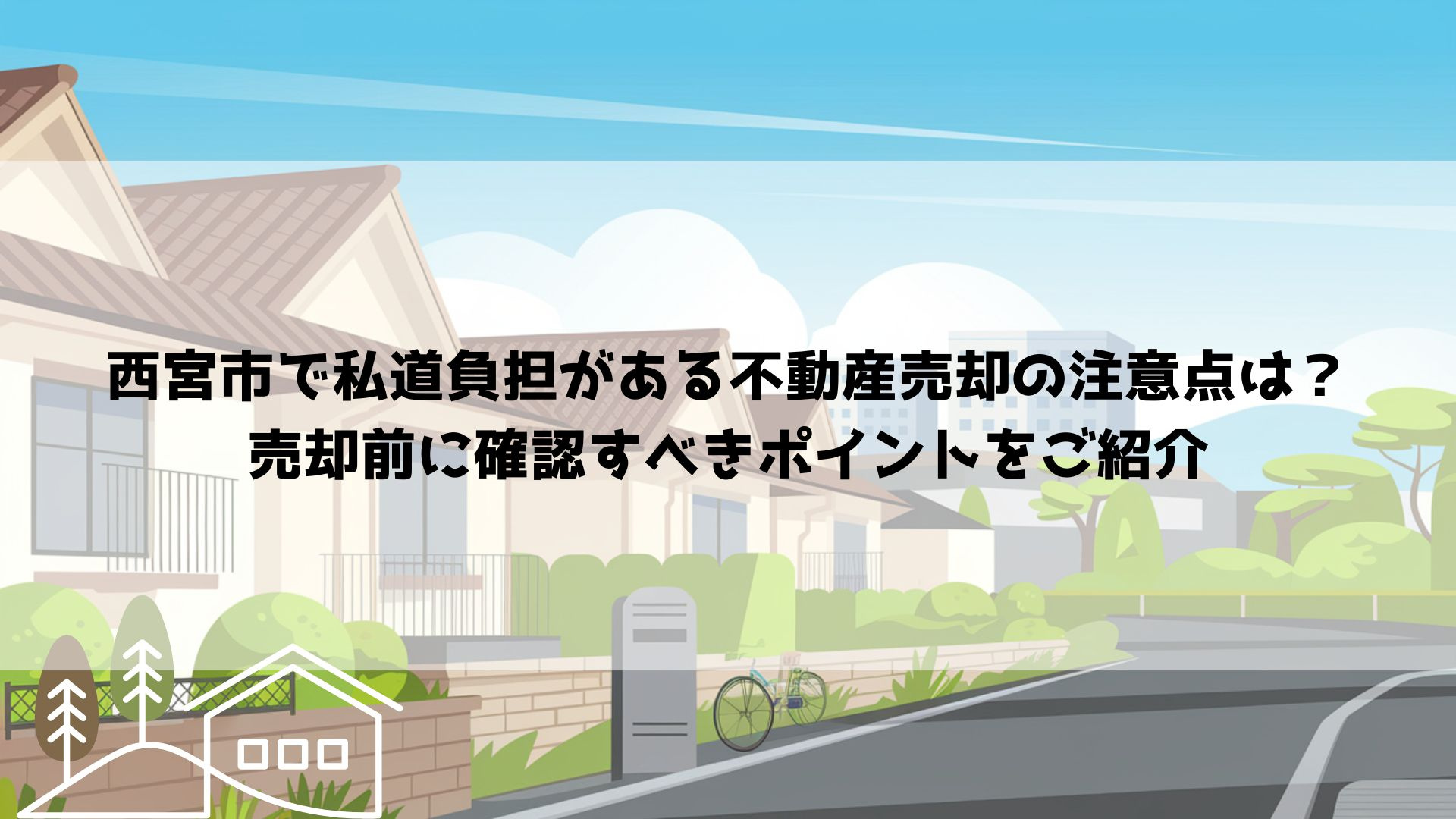 西宮市で私道負担がある不動産売却の注意点は？売却前に確認すべ...の画像