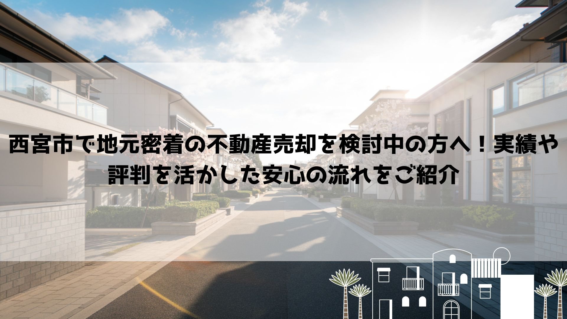 西宮市で地元密着の不動産売却を検討中の方へ！実績や評判を活か...の画像
