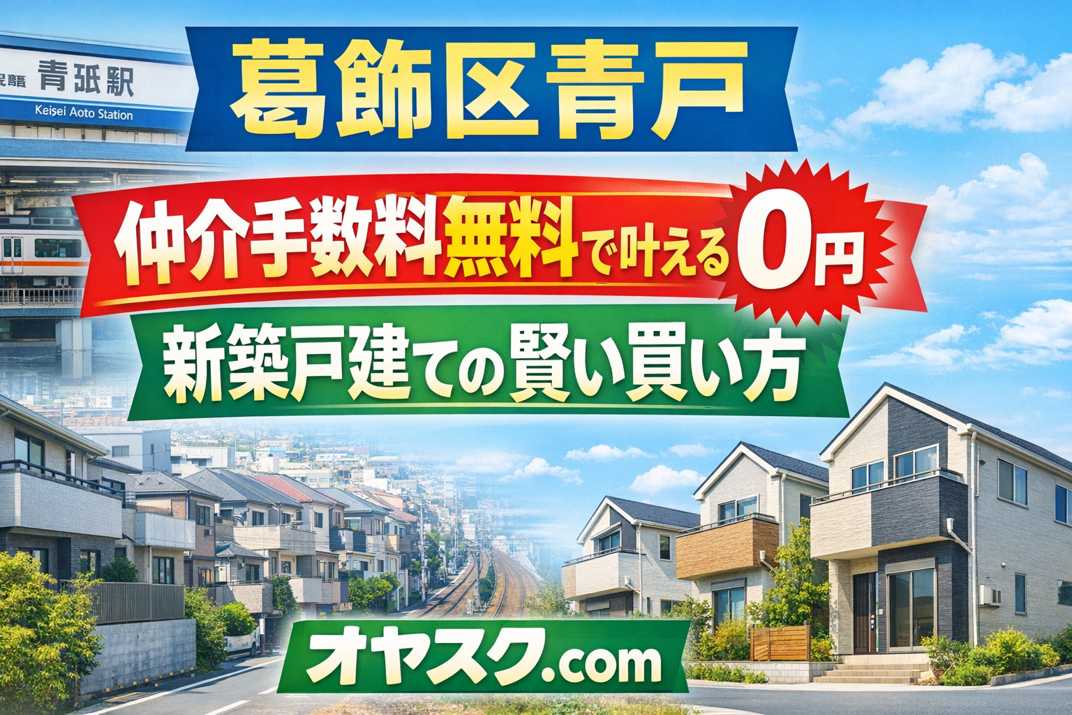 【葛飾区青戸版】 損したくないなら必見！ “仲介手数料無料”...の画像