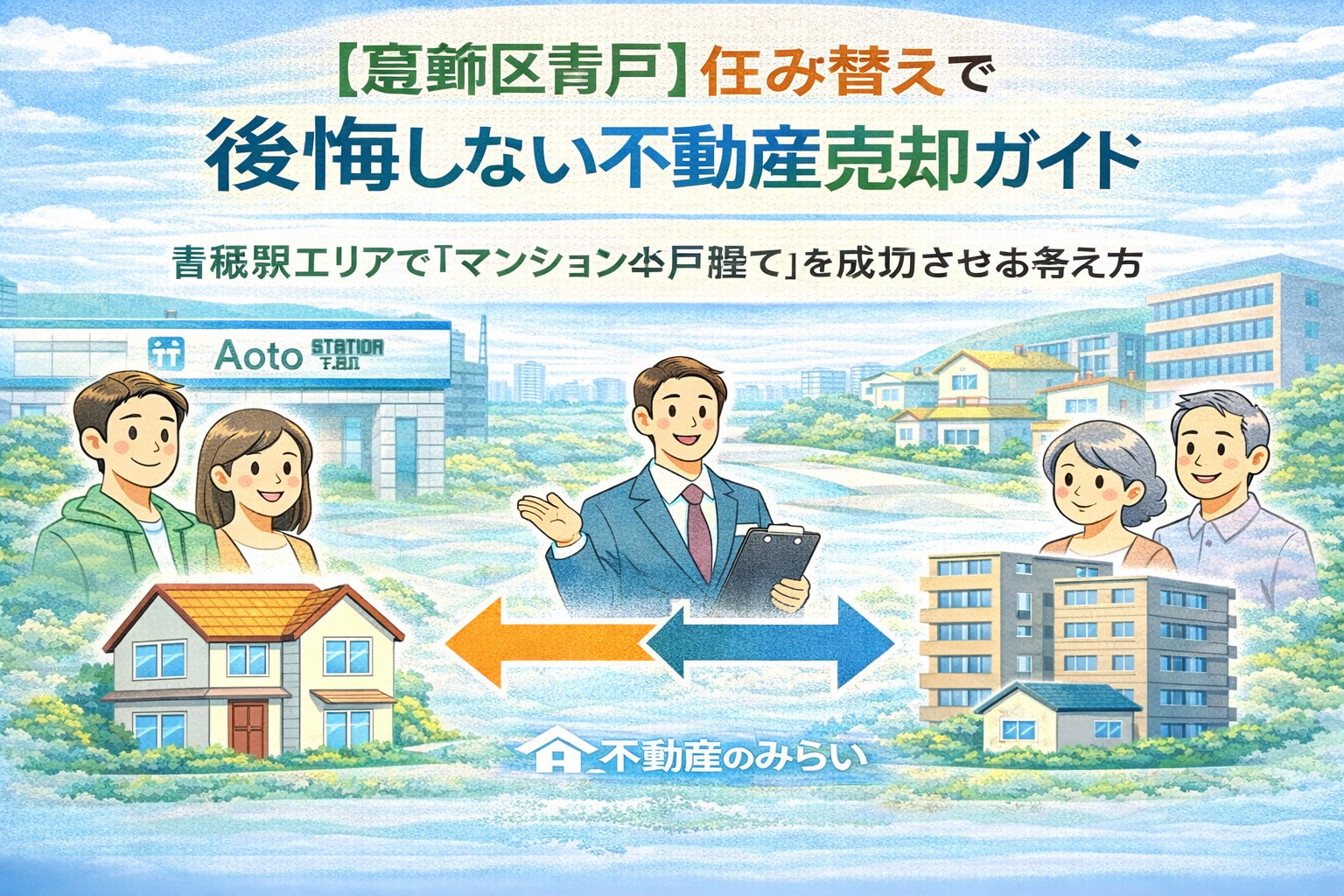 【葛飾区青戸】住み替えで後悔しない不動産売却ガイド  ──青...の画像