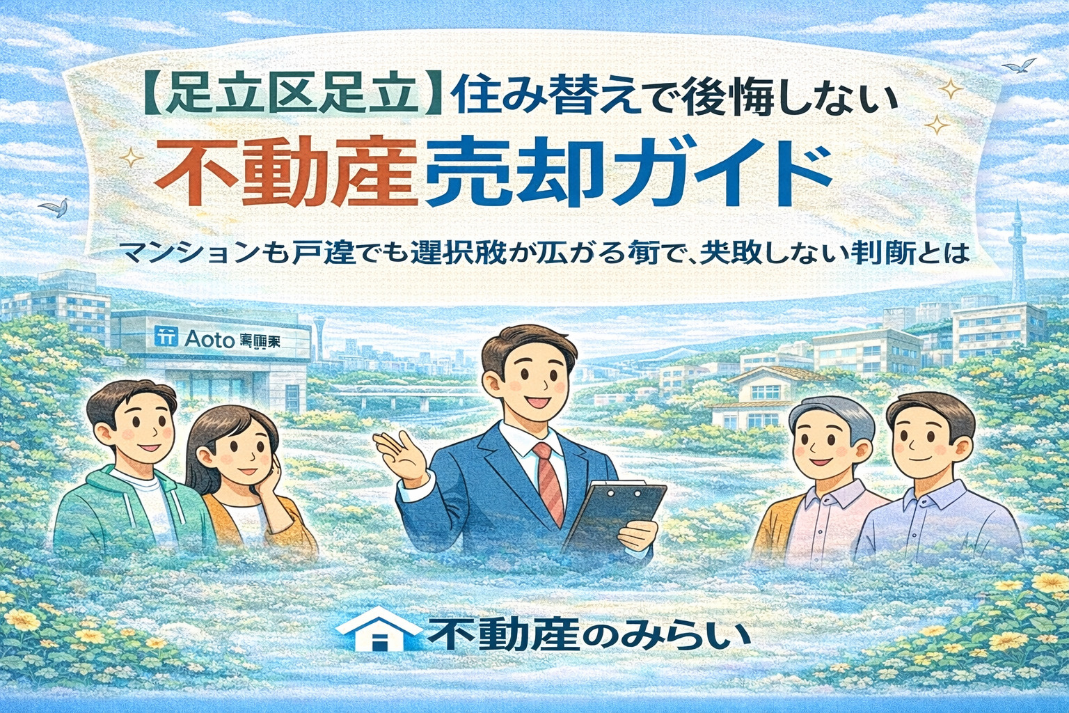 【足立区足立】住み替えで後悔しないための不動産売却ガイド  ...の画像