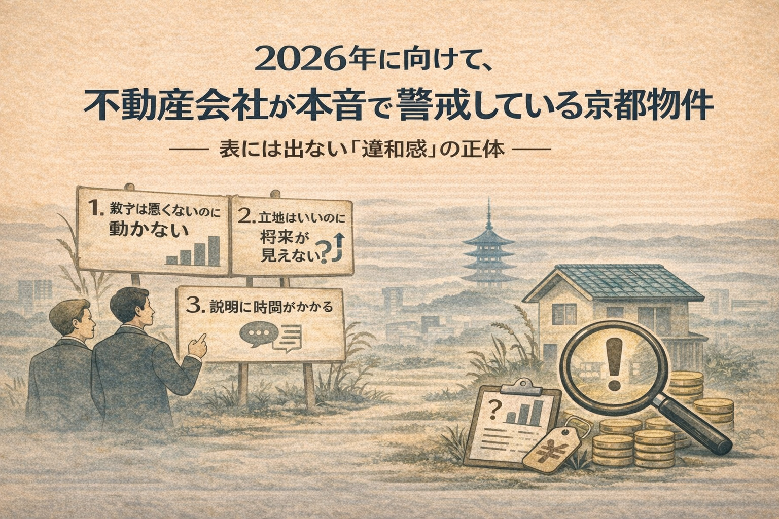 2026年に向けて、不動産会社が本音で警戒している京都物件の...の画像
