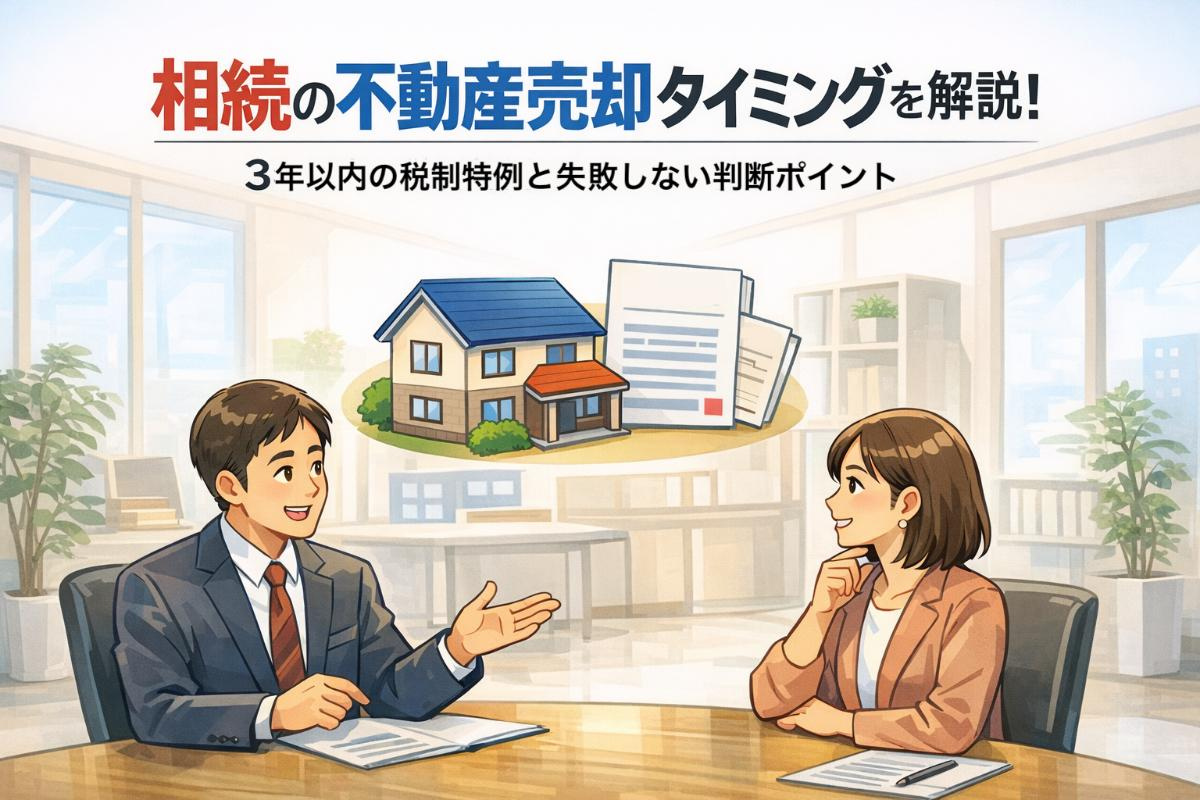 相続の不動産売却タイミングを解説｜3年以内の税制特例と失敗し...の画像