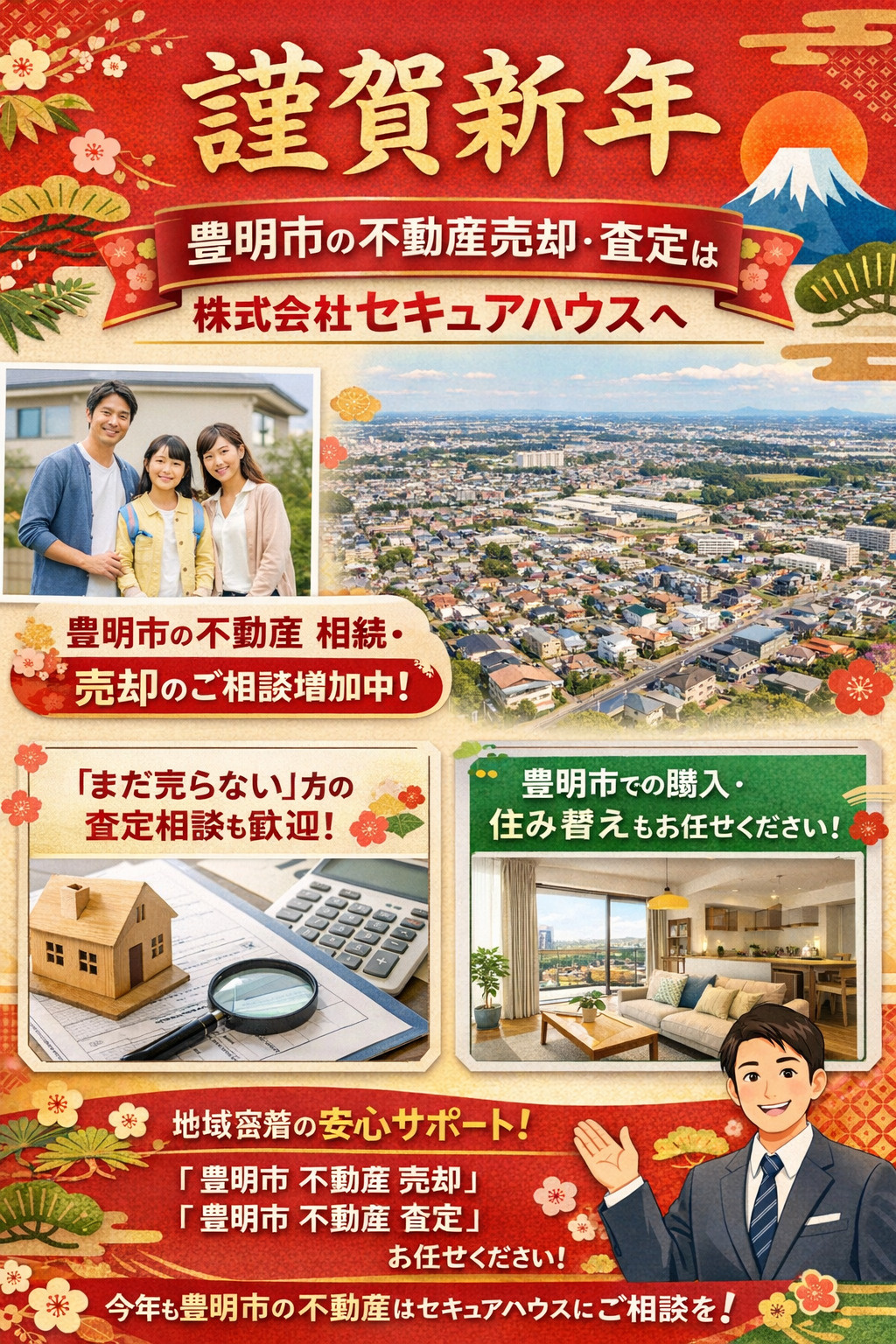 【謹賀新年】豊明市の不動産売却・査定なら株式会社セキュアハウ...の画像