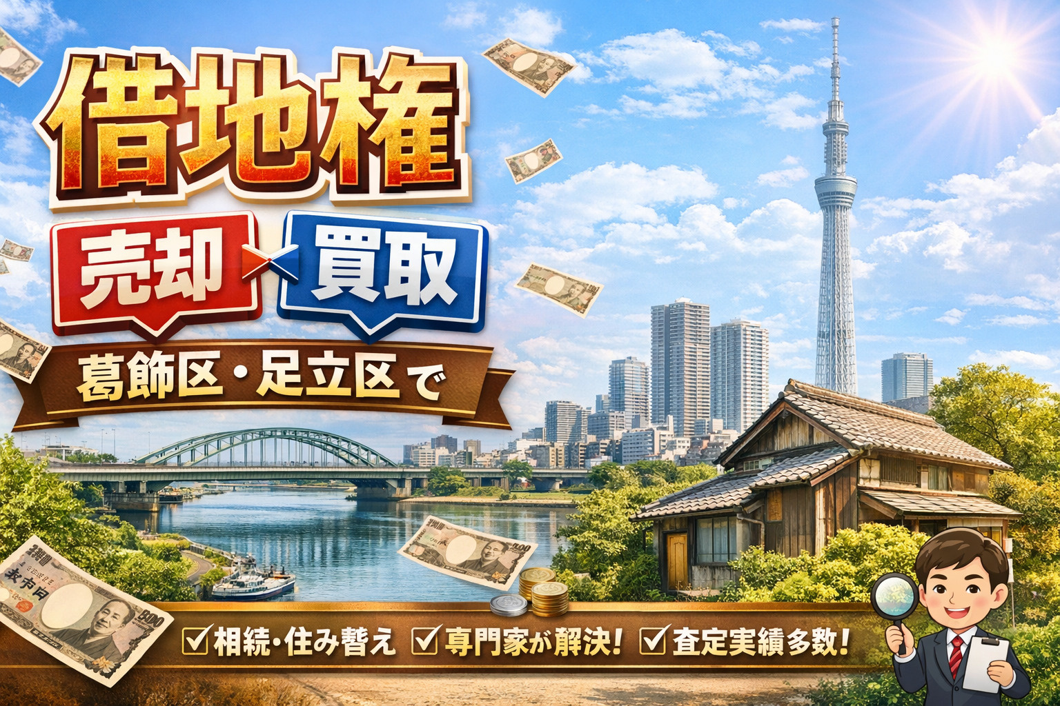 損をしない為に【葛飾区・足立区】借地権の売却・買取で失敗しな...の画像