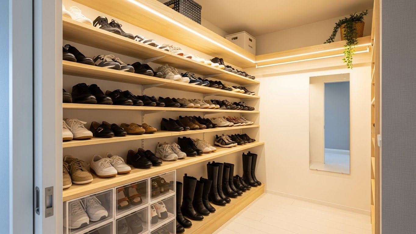シューズクローゼット付きの物件はいいの？活用方法や選び方まで...の画像