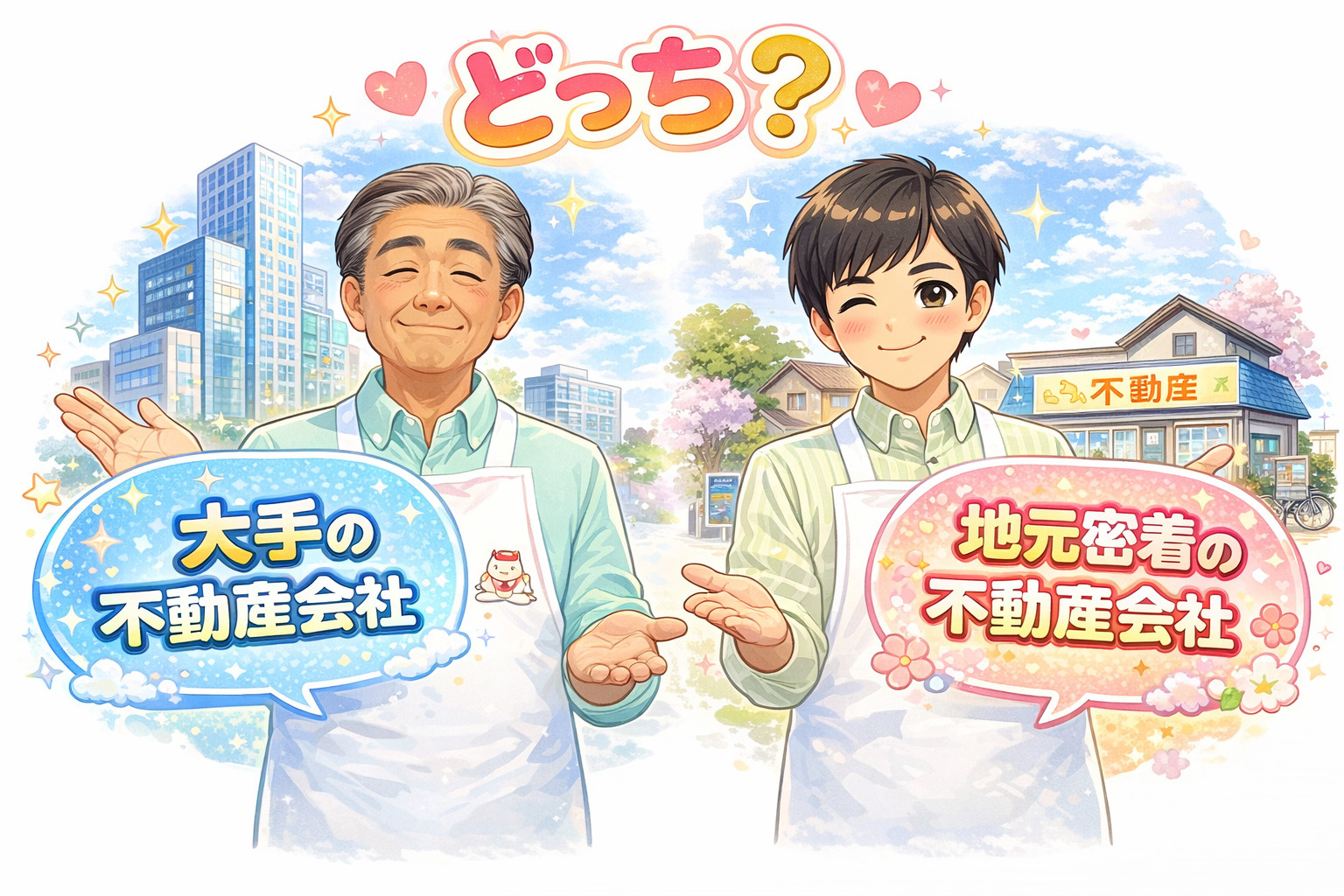 新潟市不動産売却　大手の不動産会社と地元密着の不動産会社  ...の画像