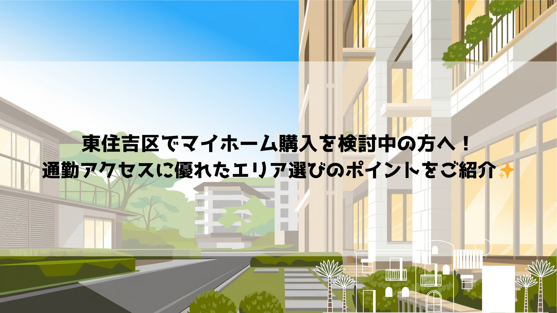 東住吉区でマイホーム購入を検討中の方へ！通勤アクセスに優れた...の画像