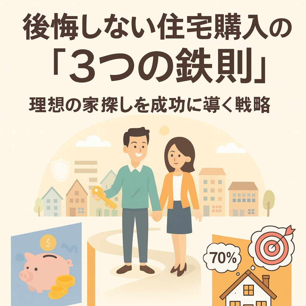 後悔しない住宅購入の「３つの鉄則」【高崎不動産情報ライブラリ...の画像