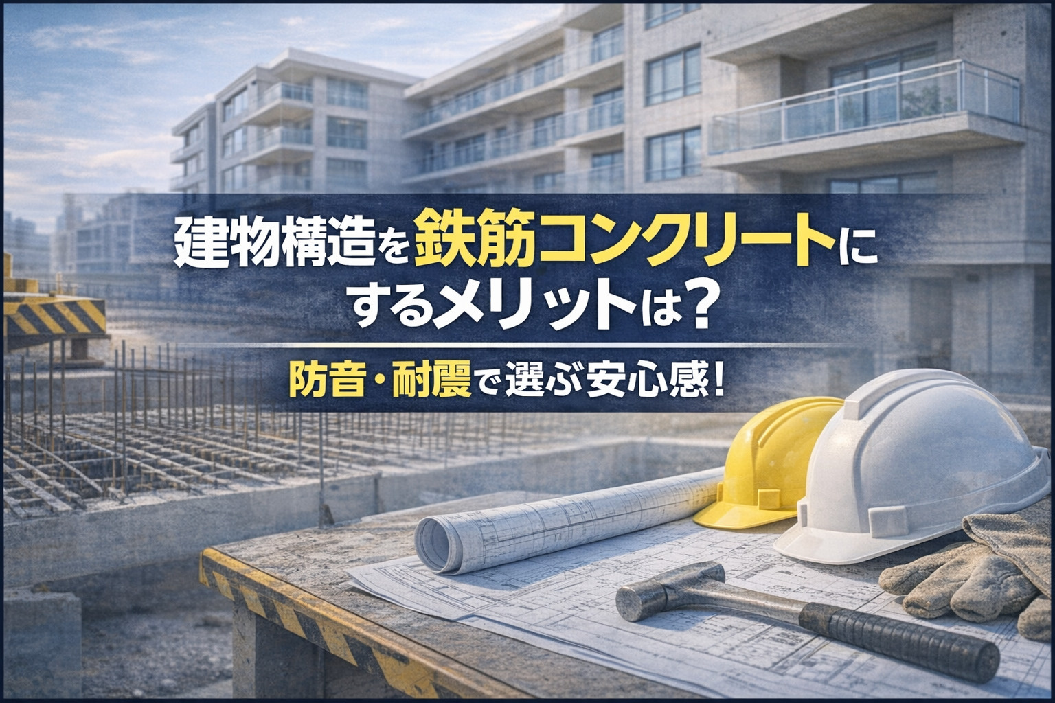 【2026年】建物構造を鉄筋コンクリートにするメリットは？防...の画像