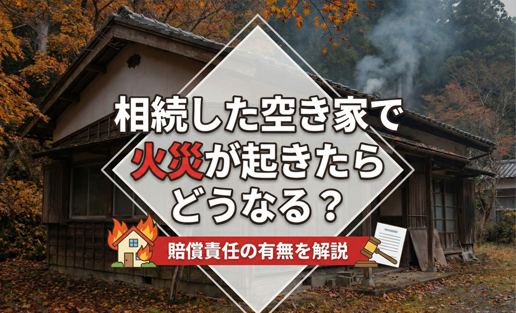 【空き家管理】相続した空き家で火災が起きたらどうなる？賠償責...の画像