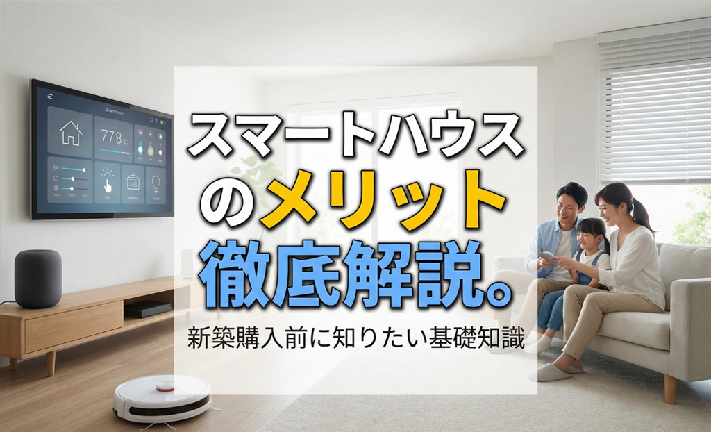 【2026年】スマートハウスのメリット徹底解説。新築購入前に...の画像