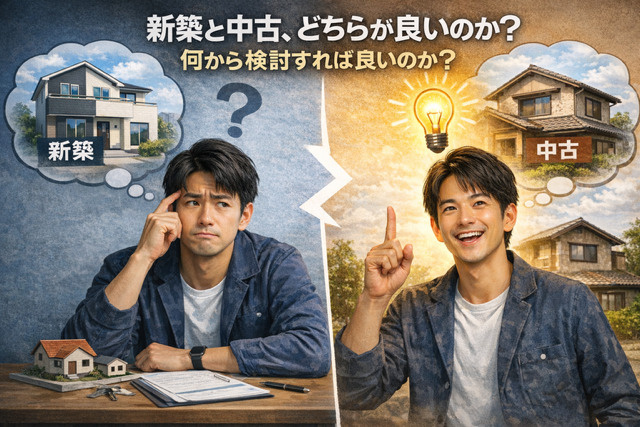 購入で新築と中古どちらが良いか迷う方へ！考え方や選び方を詳し...の画像