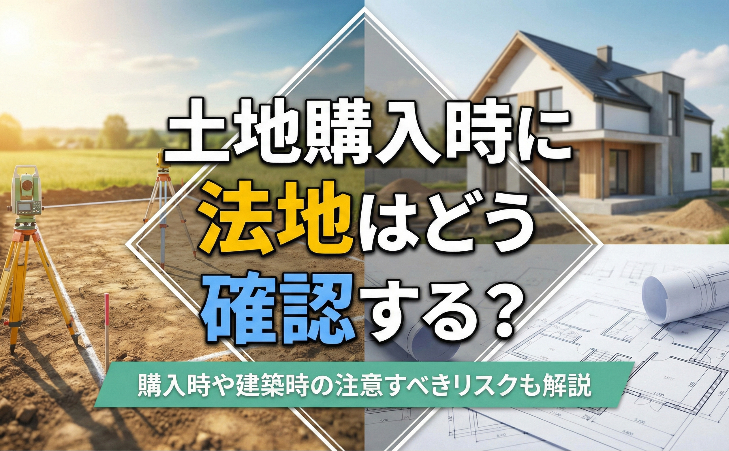 土地購入時に法地はどう確認する？購入時や建築時の注意すべきリ...の画像