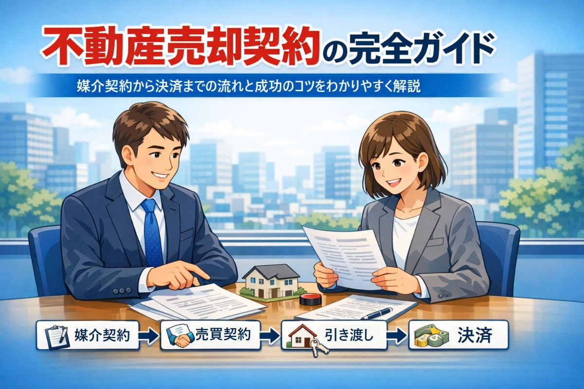不動産売却契約の完全ガイド｜媒介契約から決済までの手順と成功...の画像