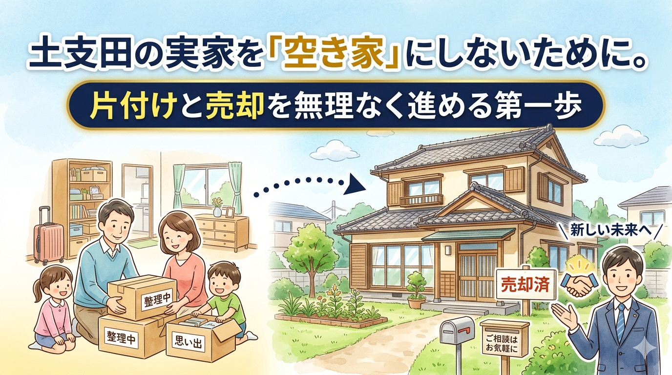 土支田の実家を「空き家」にしないために。片付けと売却を無理な...の画像