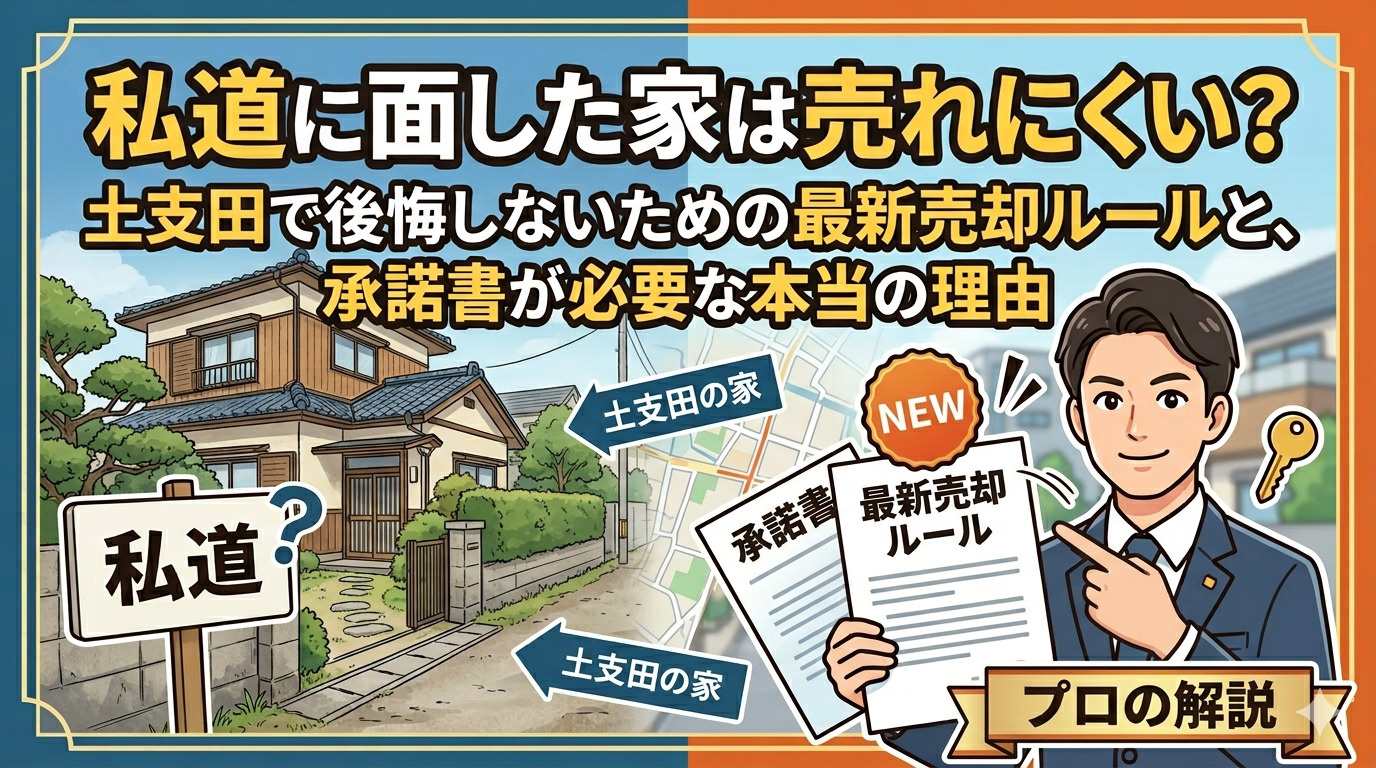 「私道に面した家は売れにくい？」土支田で後悔しないための最新...の画像