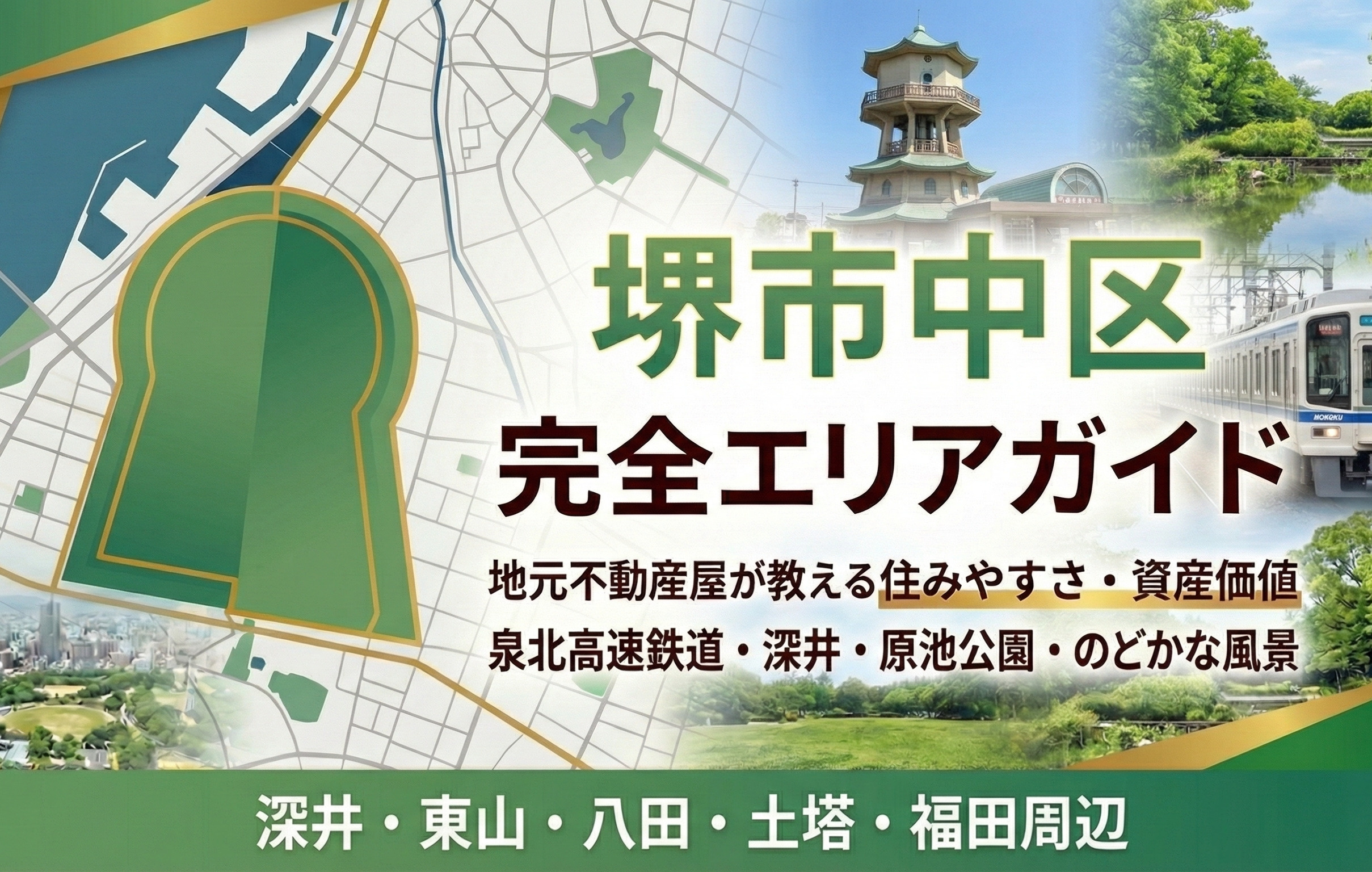 【中区Vol.1】利便性と安らぎがクロスする街。「深井」エリ...の画像