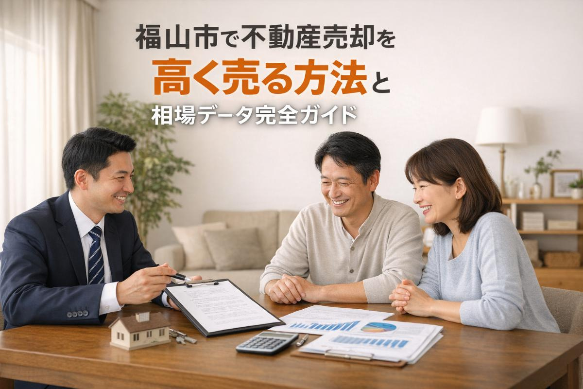 福山市で不動産売却を高く売る方法と相場データ完全ガイドの画像
